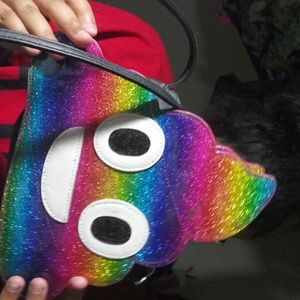 Poop emoji carry on purse